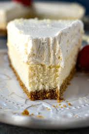 Must Try Vanilla Bean Cheesecake Made With Heavy Cream And Sour Cream Topped Sour Cream Recipes Vanilla Bean Cheesecake Cheesecake Recipe Without Sour Cream