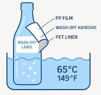 High quality Wash Off Label for Glass and PET Bottles ...