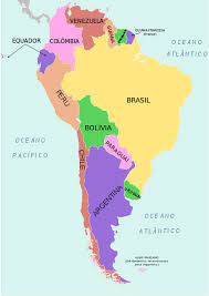Paises que fazem fronteira com o … Paises Da America Do Sul Educa Mais Brasil