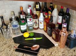 Counter Caddies Natural Corner Liquor Wine Bottle Display Etsy In 2020 Wine Bottle Display Bottle Display Wine Bottle