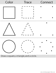 Preschool shapes coloring pages are a fun way for kids of all ages to develop creativity, focus, motor skills and color recognition. Shape Color Pages Coloring Pages For Kids Educational Coloring Pages Learning Teach Edu School