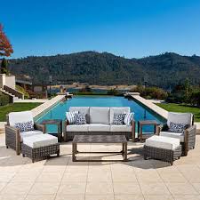 Look for a outdoor patio conversation set with cushions that are comfortable and easy to remove when it rains. Outdoor Patio Conversation Sets Costco