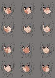 Anime Face Shading Practice Shadow Drawing Anime Art Tutorial Digital Painting Tutorials