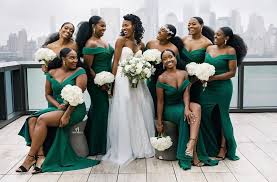 Beautiful Ladies We Are Loving Those Green Bridesmaids Dresses Congratulations 21 In A Million Mu Green Bridesmaid Dresses Bridesmaid Green Bridesmaid