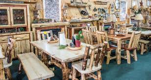 Rustic kitchen tables actually have been long used to be the main furniture in many houses. Kitchen Dining Furniture Dutchman Log Furniture