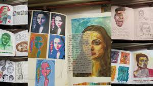 Portrait Sketchbook Ideas For A Level Fine Art Art Pages Book Art Art