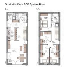 Grundriss Einfamilienhaus Schmal Mit Klinker Fassade Satteldach 5 Zimmer 135 Qm Wohnflac Grundriss Einfamilienhaus Schmales Haus Grundrisse Haus Grundriss