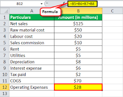(cogs + opex) / revenues = oer Operating Expense Definition Formula Calculate Opex