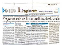 Elenco dei beni e dei crediti che abbiamo tre soggetti coinvolti: Opposizione Del Debitore Al Creditore Due Le Strade Ex Parte Creditoris