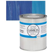The water was of a soft green tint, that shaded off here and there into dark cerulean. Gamblin Artist S Oil Color Cerulean Blue Hue 16 Oz Can Blick Art Materials