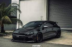 All Black Scirocco Car Volkswagen Hatchback Cars Volkswagen Scirocco