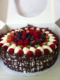 Torte Di Compleanno Facili Torta Di Frutta E Panna Ricette Dolci Dolci Torte Alla Frutta