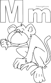 Each animal alphabet letter coloring page is creatively designed to incorporate an animal whose name begins with the featured letter. Letter M Coloring Pages Coloringall
