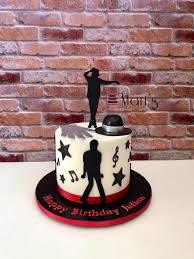 Michael Jackson Themed Birthday Cake