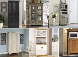 Transitional kitchen cabinets can be more traditional cabinet designs with modern hardware, or a kitchen with modern shaker cabinets as well as a more traditional open frame display cabinet. Seriously Up Your Storage Space With A Kitchen Hutch Or Kitchen Pantry