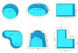 Length x width x average depth x multiplier = volume in us gallons. Swimming Pool Water Calculators Capacity Surface Area Chemistry Salt