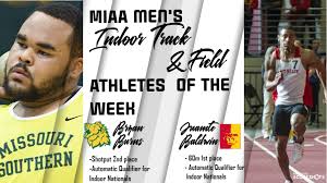 MIAA ANNOUNCES MEN'S INDOOR TRACK AND FIELD ATHLETES OF THE WEEK