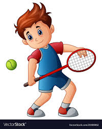 cartoon boy playing tennis royalty free vector image cartoon boy cartoon cartoon character design