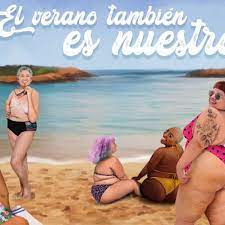 Nunca he visto una mujer gorda en la playa