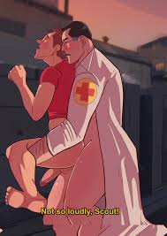 Team Erection 2 (Scout x Medic) (art by me) – Gay Porn Comic