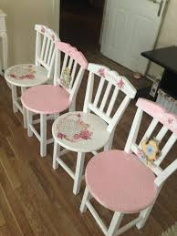 4 Lu Mutfak Sandalyeleri Sehnazca Funky Painted Furniture Decoupage Furniture Diy Furniture Plans