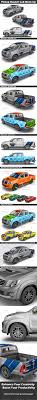 Pickup Double Cab Mock Up Logic Design Vehicle Signage Mockup