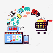 Contoh perkhidmatan yang ditawarkan melalui perniagaan dalam talian adalah seperti reka bentuk grafik (logo, banner, dan penutup buku ini), perkhidmatan pembinaan. Gambar Konsep Perniagaan Membeli Belah Dalam Talian E Dagang Internet Ilustrasi Talian Png Dan Psd Untuk Muat Turun Percuma