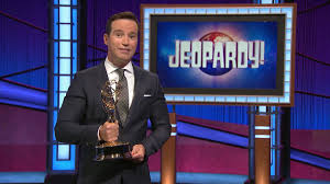 Jeopardy! guest hosts mayim bialik, from left, katie couric, aaron rodgers and bill whitaker are seen in a composite image. Nljpoxz Rypdvm
