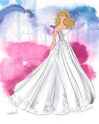 Disney S Aurora Wedding Dress Design Exclusively At Kleinfeld Disney Princess Wedding Dresses Disney Princess Wedding Princess Wedding Gown