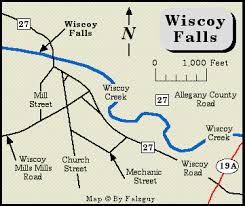 Wiscoy Falls Allegany County New York