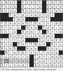 Rex Parker Does The Nyt Crossword Puzzle Novelist Ahern Tue 3 17 20 Singer With 1994 Hit You Gotta Be Period During Which Throne Is Vacant Nickname For Angel Stadium