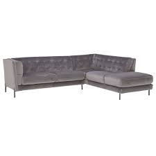 Cathy i bought three of these to make a small bookcase in the corner of my bedroom. Louisa Grey Velvet Corner Sofa Barker Stonehouse