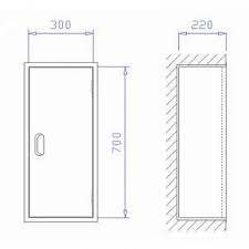 Und das nicht wegen eventueller unordnung sondern mangelnder beleuchtung. Feuerloscher Einbau Schrank Fur 12 Kg Feuerloscher Unterputz