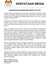 Semak semua saman (kl & sel). Konsesi Tol Adalah