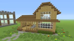 Minecraft Tutorial How To Make An Awesome Wooden Survival House 4 Ash 26 Minecraft Starter House Minecraft House Designs Minecraft Houses Survival