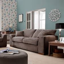 Duck Egg Wall Colour Brown Sofa Living Room Light Blue Living Room Brown Living Room Decor