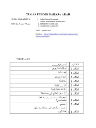 Rpp bahasa arab bab i, ii kelas 10 ma semester 1. Bahasa Arabnya Nomor Absen