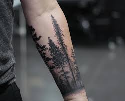 Shaded tattoos are also an excellent selection for stylizing letters for more visual impact. 115 Forest Tattoo Designs For Men Improb