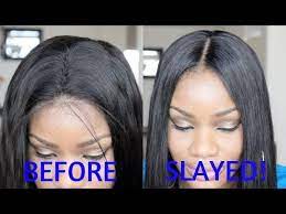 How To Transform A Basic Wig To Look Natural Tutorial Video Wig Tips Wig Tutorial Diy Wig