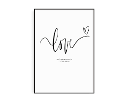 Poster Liebe Poster Schlafzimmer Poster Verlobung Poster Etsy Prints Poster