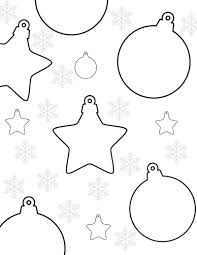 Kids love coloring our christmas trees, gingerbread men, and download all the christmas coloring pages and create your own christmas coloring book! Christmas Ornaments Coloring Page Mama Likes This