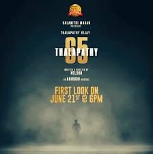 The first look poster of tamil cinema superstar vijay's upcoming film thalapathy 65 has been released. Tmk 3sl6kqog5m