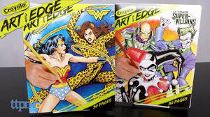 30 premium coloring pages featuring batman, robin, batgirl, the joker, harley quinn, catwoman, and mr. Crayola Art With Edge Dc Comics Super Villains Coloring Book From Crayola Youtube