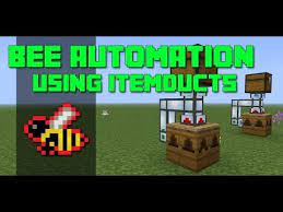 Usually finding out something you love is now full of bees is bad news (your cat, parents, self, etc). Minecraft Bee Breeding Automation Using Itemducts Youtube