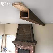 Faux Ceiling Beams Lightweight And Easy Diy Install Check Out The Install Video Https Youtu Be H Faux Ceiling Beams Ceiling Beams Living Room Ceiling Beams