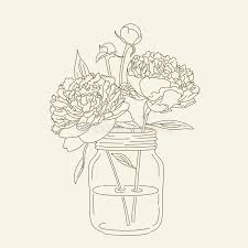 Here you can explore hq mason jar transparent illustrations, icons and clipart with filter setting like size, type, color etc. Peonies In A Mason Jar Stock Vector Illustration Of Homemade 72546981