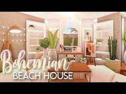 Room tour and speedbuild enjoy watching! Bloxburg Bohemian Beach Home House Build By Frenchrxses