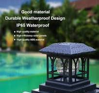 Kezqiaxn Solar Lights Outdoor Outdoor Solar Column ...