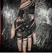 A tattoo that covers you hand and wrist, like a glove. Black Hand Tattoo Cover Up Elegant Arts Tattoo