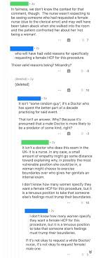 As someone interested in obgyn, this is very discouraging. Guy Thinks It S Sexist For Women To Request A Female Doctor Nurse For Pap Smears Or Other Obgyn Exams And Compares It To Requesting A Doctor Based On Race Fragilemaleredditor